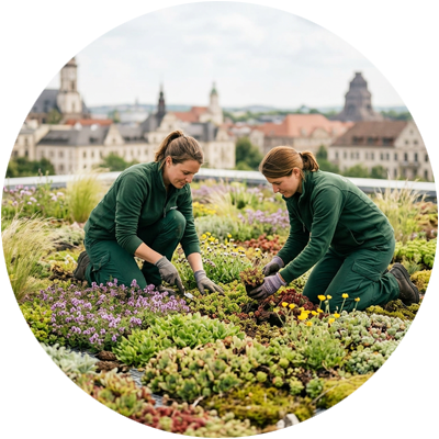 Dach- & Fassadenbegrünung